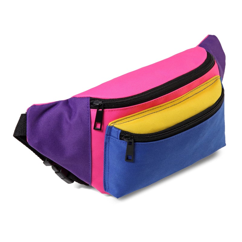 MIAIULIA 80s Neon Waist Fanny Pack for 80s Costumes,Festival Travel Party #Other - Image 2